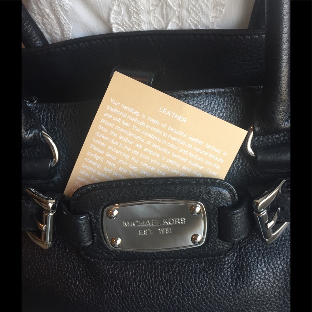 MICHAEL Michael Kors Black Leather Bag - Picture 9 of 9